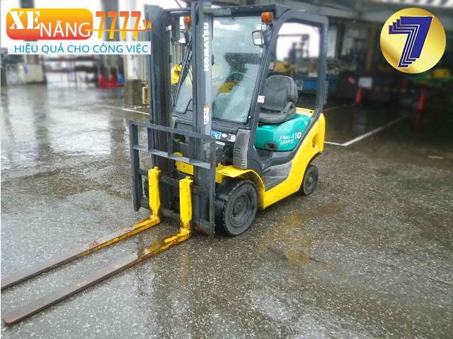 Xe nâng chạy xăng hãng Komatsu có độ bền, tính ổn định cao trong quá trình sử dụng