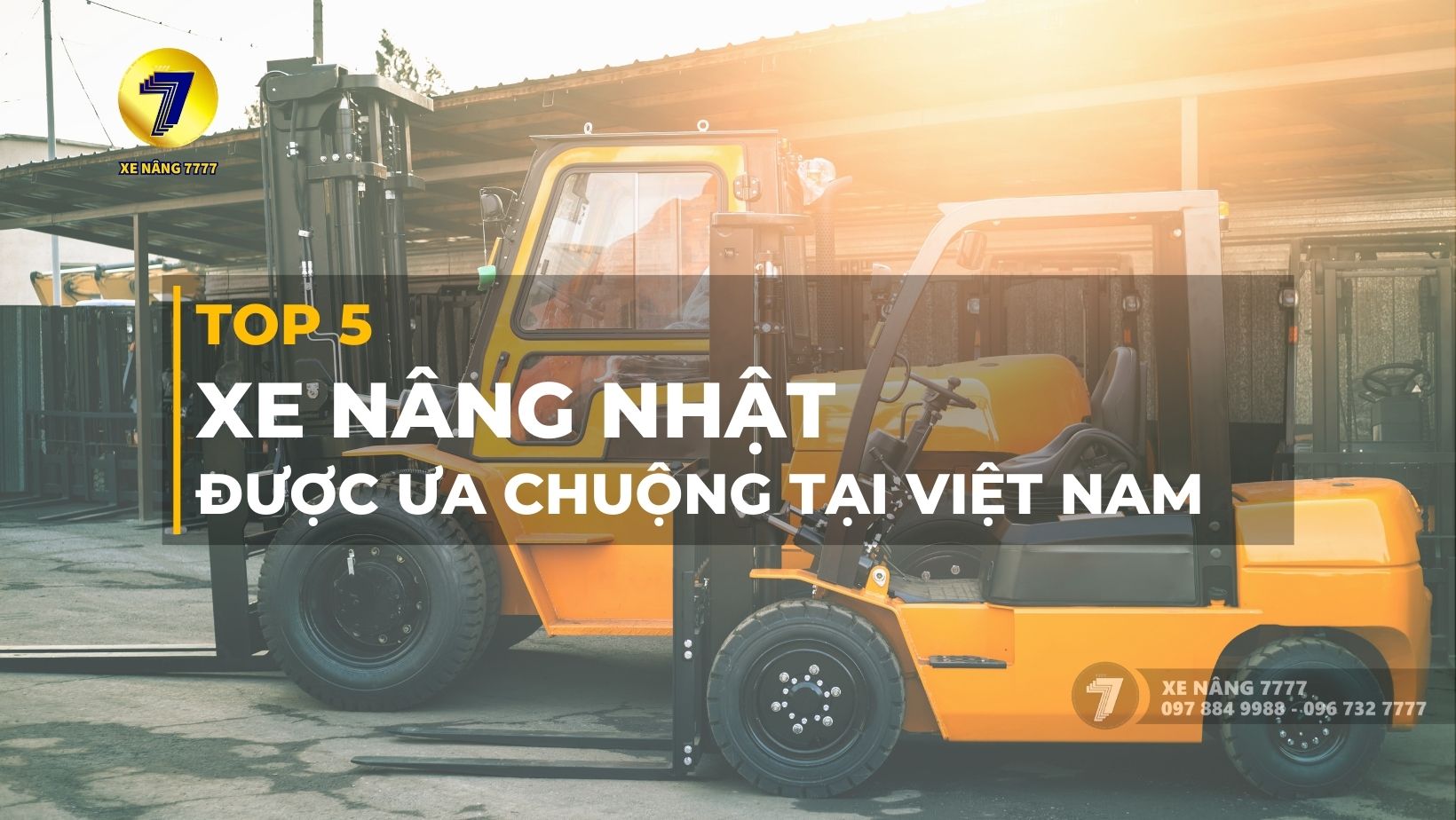 Top 5 hãng xe nâng Nhật được ưa chuộng tại Việt Nam