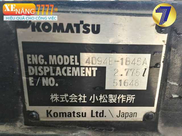 Xe nâng dầu KOMATSU FD25NT-15