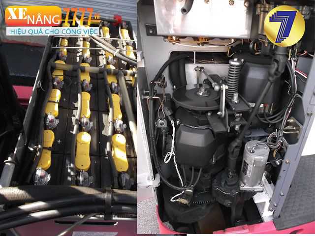 Xe nâng điện đứng lái NICHIYU FBRMW18-75B-600M