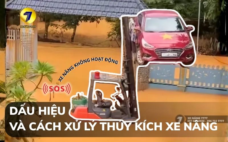 XE NÂNG KHÔNG HOẠT ĐỘNG ĐƯỢC GẶP TÌNH TRẠNG THỦY KÍCH